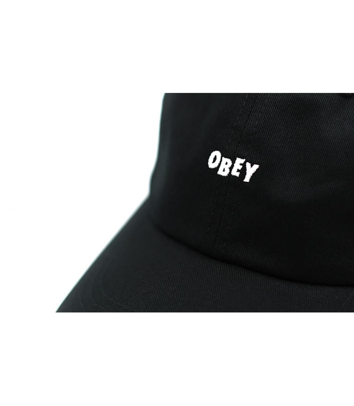 casquette noir Obey